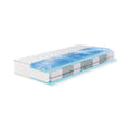 f.a.n. Sweet Dream XXL Materasso a 7 zone a molle insacchettate con topper in gel – H3, 90 × 200 cm, articolo di seconda scelta con danno estetico dovuto al trasporto