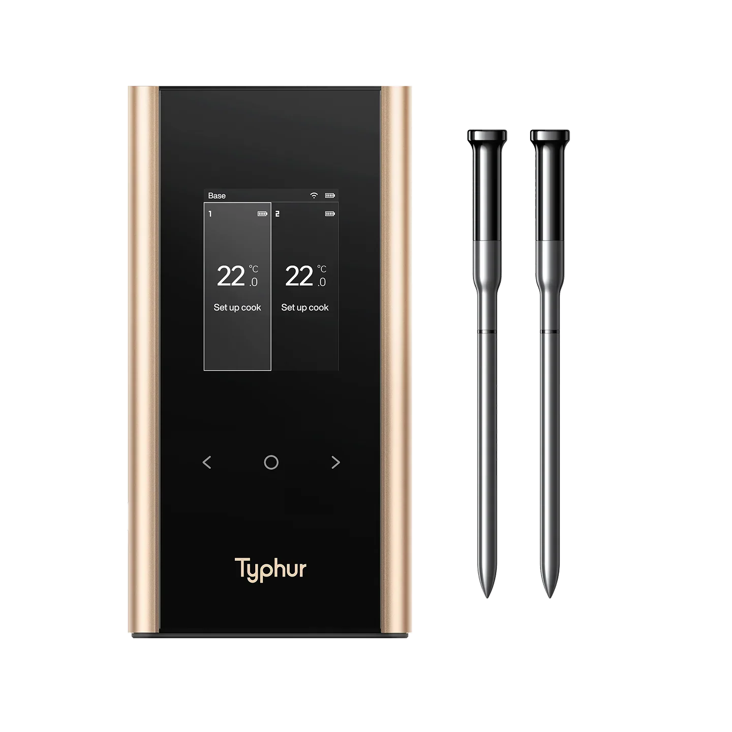 Airfryer Typhur Sync Gold Series – Friggitrice premium senza olio con Smart Sync, grande capacità, moderno design dorato