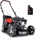 Scheppach RM420 Tosaerba 3 in 1, 3,4 CV – Larghezza di taglio 420 mm, cesto 45 L, altezza 25-75 mm, olio motore incluso