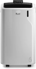 De'Longhi Pinguino PAC EM93 Condizionatore mobile silenzioso – Fino a 90 m³, 10.500 BTU/h, 2,6 kW, 63 dB, Deumidificazione, Classe A, Timer 24 ore, Bianco