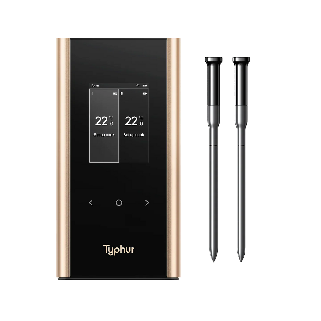 Airfryer Typhur Sync Gold Series – Friggitrice premium senza olio con Smart Sync, grande capacità, moderno design dorato