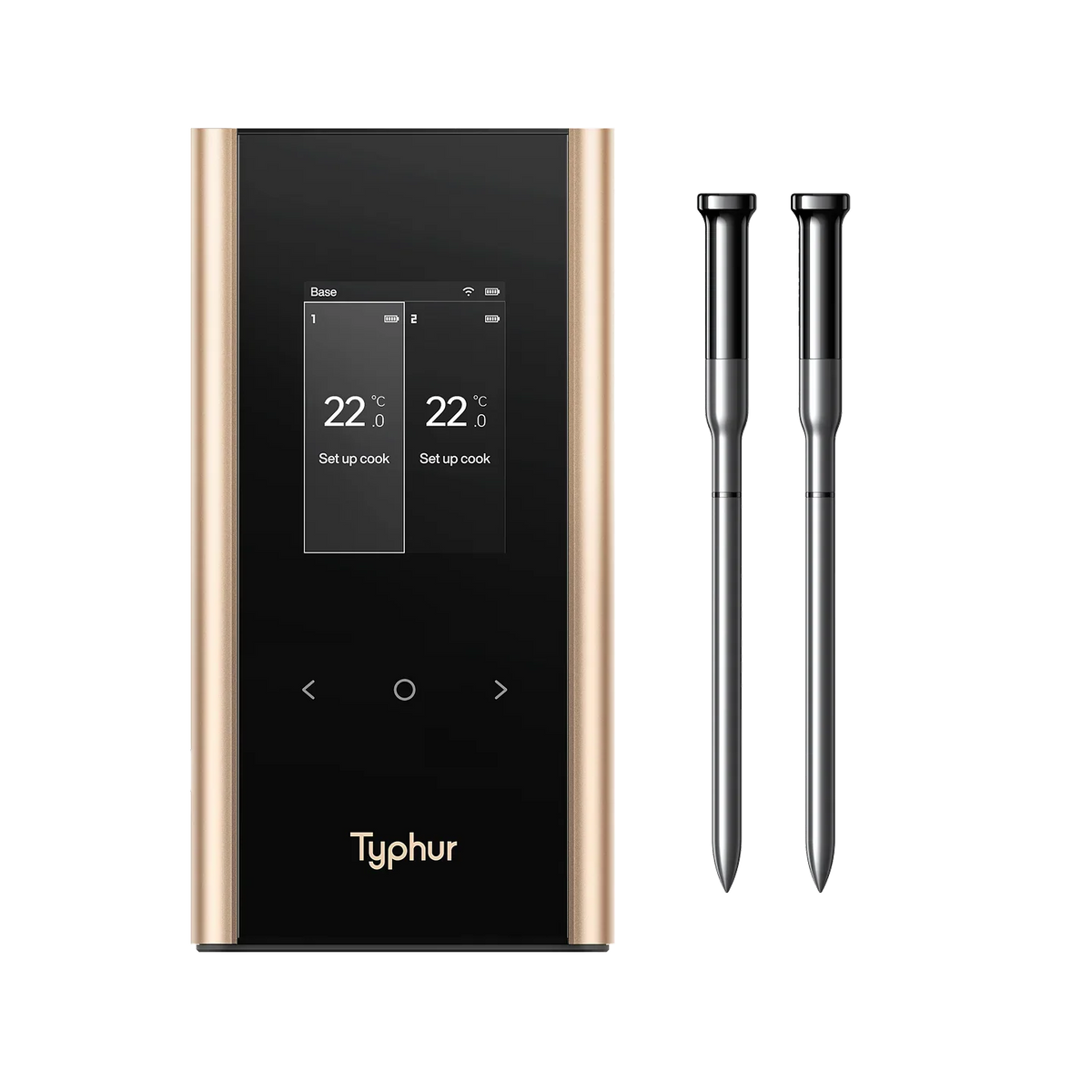 Airfryer Typhur Sync Gold Series – Friggitrice premium senza olio con Smart Sync, grande capacità, moderno design dorato