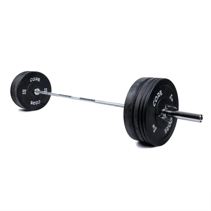 Core Set bilanciere e dischi bumper 100 kg