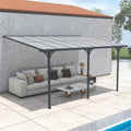 Fornorth Tettoia per terrazza 435 × 300 × 225–270 cm