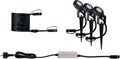Paulmann 93696 Outdoor Plug & Shine – Kit base 3 faretti Sting IP67, 3000 K, 3 × 6 W