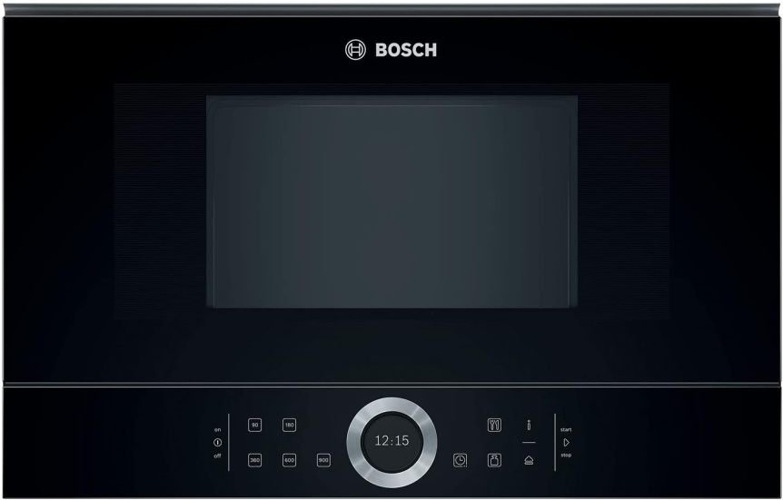 Bosch BFL634GB1 Serie 8 Microonde da incasso – 900 W, AutoPilot 7, display touch TFT