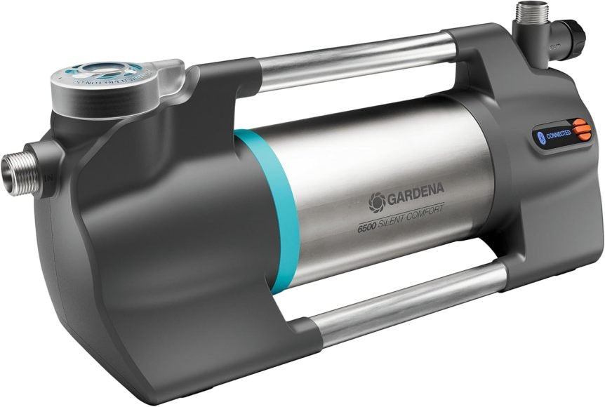 GARDENA 6500 SilentComfort Pompa da giardino silenziosa con controllo tramite app, 6500 l/h (9059-20)