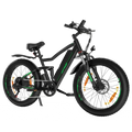 Hitway BK9 Bicicletta elettrica fuoristrada – Motore 500 W, batteria 48 V 15 Ah, pneumatici Fat 26 × 4,0 pollici