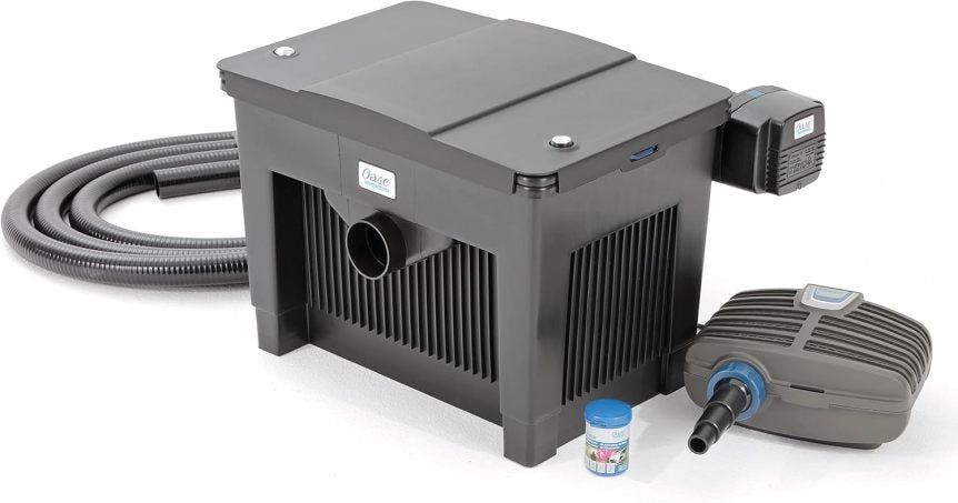 OASE BioSmart Set 36000 Filtro a flusso – Sistema di filtrazione completo per grandi laghetti da giardino