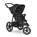 Hauck Runner 2 Passeggino fuoristrada a 3 ruote con grandi ruote gonfiabili, fino a 22 kg, protezione UV 50+, finestra di ventilazione, altezza regolabile