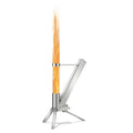 Sonnewelt Torcia a pellet in acciaio inox con tubo in vetro
