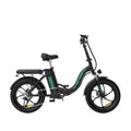 Bicicletta elettrica pieghevole HITWAY BK6S - 350 W, 36 V 11,2 Ah, pneumatici 20 × 3,0 ", nera