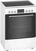 Bosch HKR39C250 Series 4 Cucina elettrica da libera installazione 60 cm – EcoClean Direct, calore ventilato 3D
