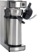 Saro Macchina da caffè termica professionale con filtro a cestello e thermos – 2,2 L, ca. 10 tazze, infusione e mantenimento in caldo, argento
