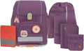 LÄSSIG Set zaino scolastico bambino Boxy Unique 7 pezzi – Nero
