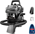 BISSELL SpotClean HydroSteam 3689N – Pulitore a vapore per macchie, spazzola e aspira, multi-superficie, asciugatura rapida, tecnologia HydroSteam