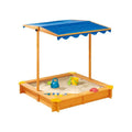 Playtive Sabbiera in legno con tetto e chiosco gelati – Articolo di seconda scelta, altro stato