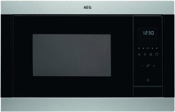 AEG MSB2547D-M Microonde da incasso 60 cm / comandi touch / funzione grill / display con orologio, acciaio inox