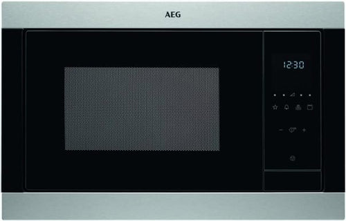 AEG MSB2547D-M Microonde da incasso 60 cm / comandi touch / funzione grill / display con orologio, acciaio inox
