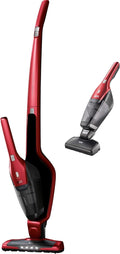 AEG Ergorapido CX7-2-45AN Aspirapolvere senza fili 2-in-1 – Senza sacco, spazzola animali, fino a 45 min, autoportante, snodo 180°, pulizia spazzola, LED, rosso
