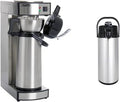 Saro Macchina da caffè termica professionale con filtro a cestello e thermos – 2,2 L, ca. 10 tazze, infusione e mantenimento in caldo
