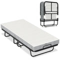 Sonnewelt Letto pieghevole 90 × 200 cm con materasso 13 cm e ruote
