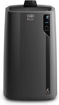 De'Longhi Pinguino PAC EL112 CST Climatizzatore mobile con tubo di scarico – Fino a 110 m³, deumidificatore, ventilazione, timer 24 ore, nero
