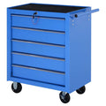 Carrello da officina HOMCOM con serratura e rotelle