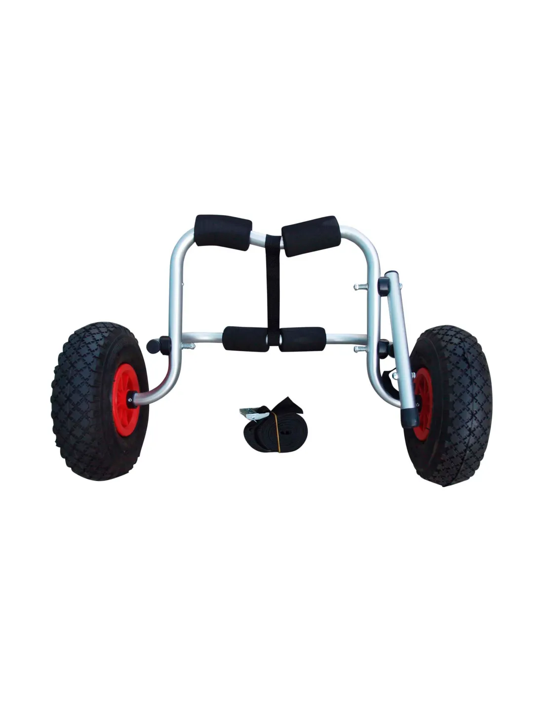 Carrello per kayak con cinghie – Per kayak, canoe e SUP, stabile e facile da manovrare