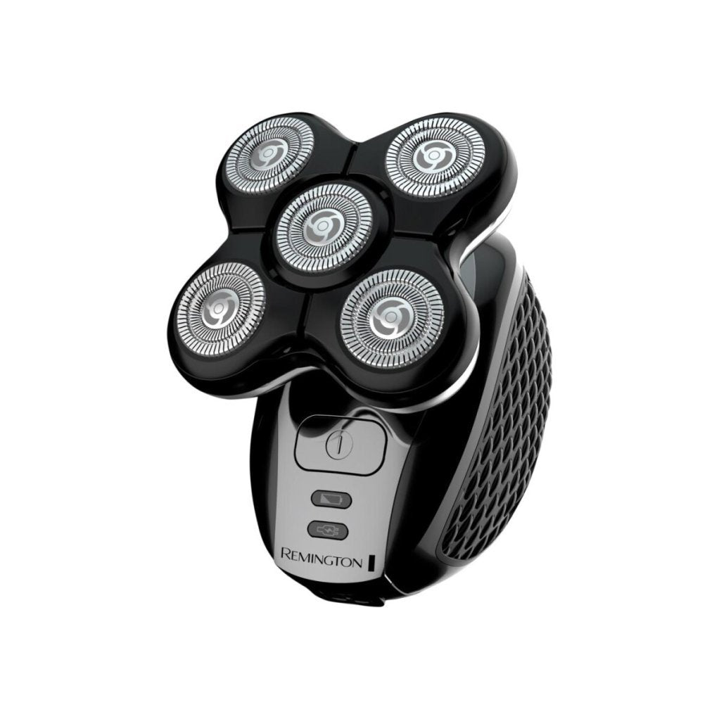 REMINGTON RX5 Ultimate Rasoio per testa con vano raccogli-capelli – Articolo di seconda scelta, ottime condizioni