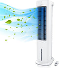 Brandson Raffrescatore d'aria ad acqua 5 in 1 – Evaporativo, umidificatore, ventilatore e purificatore, senza tubo, vincitore 2025, silenzioso, serbatoio 5 L