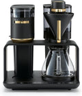 Melitta EPOS Macchina da caffè con macinacaffè, nero/argento