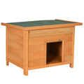 PawHut Cuccia per cani stile chalet in abete – Tetto apribile