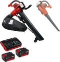 Einhell GE-CL 36/230 Li E-Solo Power X-Change Aspiratore-soffiatore per foglie a batteria – 18 V, aspirazione/soffiaggio, modalità Turbo, tubi di aspirazione e soffiaggio inclusi