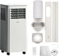 SHINCO Climatizzatore portatile con tubo 9000 BTU / 2,6 kW – Raffredda, ventila e deumidifica, modalità sonno, fino a 22 m², timer 24 h