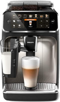 Philips Serie 5400 Macchina da caffè automatica – Sistema LatteGo, 12 specialità, display intuitivo, 4 profili utente, cromo (EP5447/90)