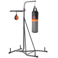 HOMCOM Supporto per sacco da boxe 2-in-1 – Autoportante e regolabile in altezza
