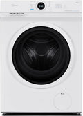 Midea MF10EW80B Lavatrice 8 kg, 1400 giri/min, classe A – Motore Inverter Quattro, vapore, cestello capiente, design slim, aggiunta bucato, sicurezza bambini, AquaStop, bianco