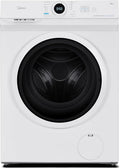 Midea MF10EW80B Lavatrice 8 kg, 1400 giri/min, classe A - Motore quattro inverter, vapore, serbatoio capiente, design slim, aggiunta di bucato, sicurezza bambini
