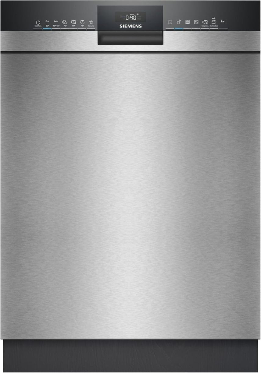 Siemens SN43ES14VE iQ300 Lavastoviglie intelligente sottopiano 60 cm – Cassetto posate, autoOpen dry, motore iQdrive silenzioso, aquaStop, inox