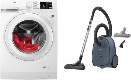 AEG L6FBA51480 Lavatrice 8 kg, 1400 giri/min – Silenziosa, dosaggio automatico, aggiunta bucato, sicurezza bambini, cestello delicato, Aquastop