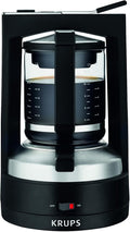 Krups KM4689 T8 Macchina da caffè filtro – 850 W, spegnimento automatico, 8–12 tazze, interruttore luminoso, nero