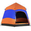 Outsunny Tenda da campeggio Quick-Up per 4-6 persone, doppia parete, esterno