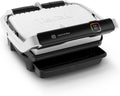 Tefal OptiGrill Elite GC750D16 Grill a contatto – 12 programmi, display digitale con livello di cottura, piastre rimovibili, inox