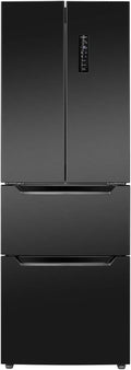 Bomann® Frigorifero-congelatore 320 L No Frost, altezza 186 cm, 39 dB, MultiAirflow, modello KG 7361 nero/inox