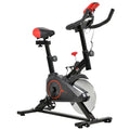 HOMCOM Cyclette con display LCD – Regolabile in altezza