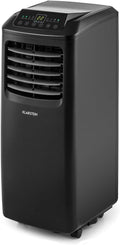 Klarstein Climatizzatore portatile 4 in 1 – Deumidificatore, ventilatore, modalità notte, tubo di scarico, controllo tramite app, fino a 44 m², 9000 BTU, bianco