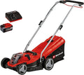 Einhell GE-CM 18/33 Li Kit Power X-Change Tosaerba a batteria 18 V – Larghezza di taglio 33 cm, fino a 200 m², motore brushless, cesto 30 L, altezza 25-65 mm