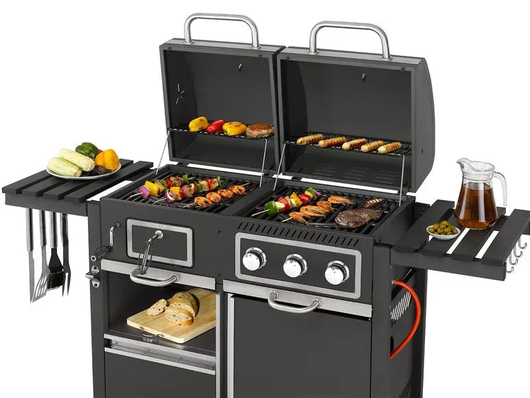 Barbecue combinato a carbone/gas tepro Toronto: cottura versatile a gas e carbone