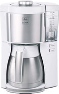 Melitta Look Perfection Caffettiera con filtro e caraffa termica - Antigoccia, 10 tazze, Nero, 1025-16